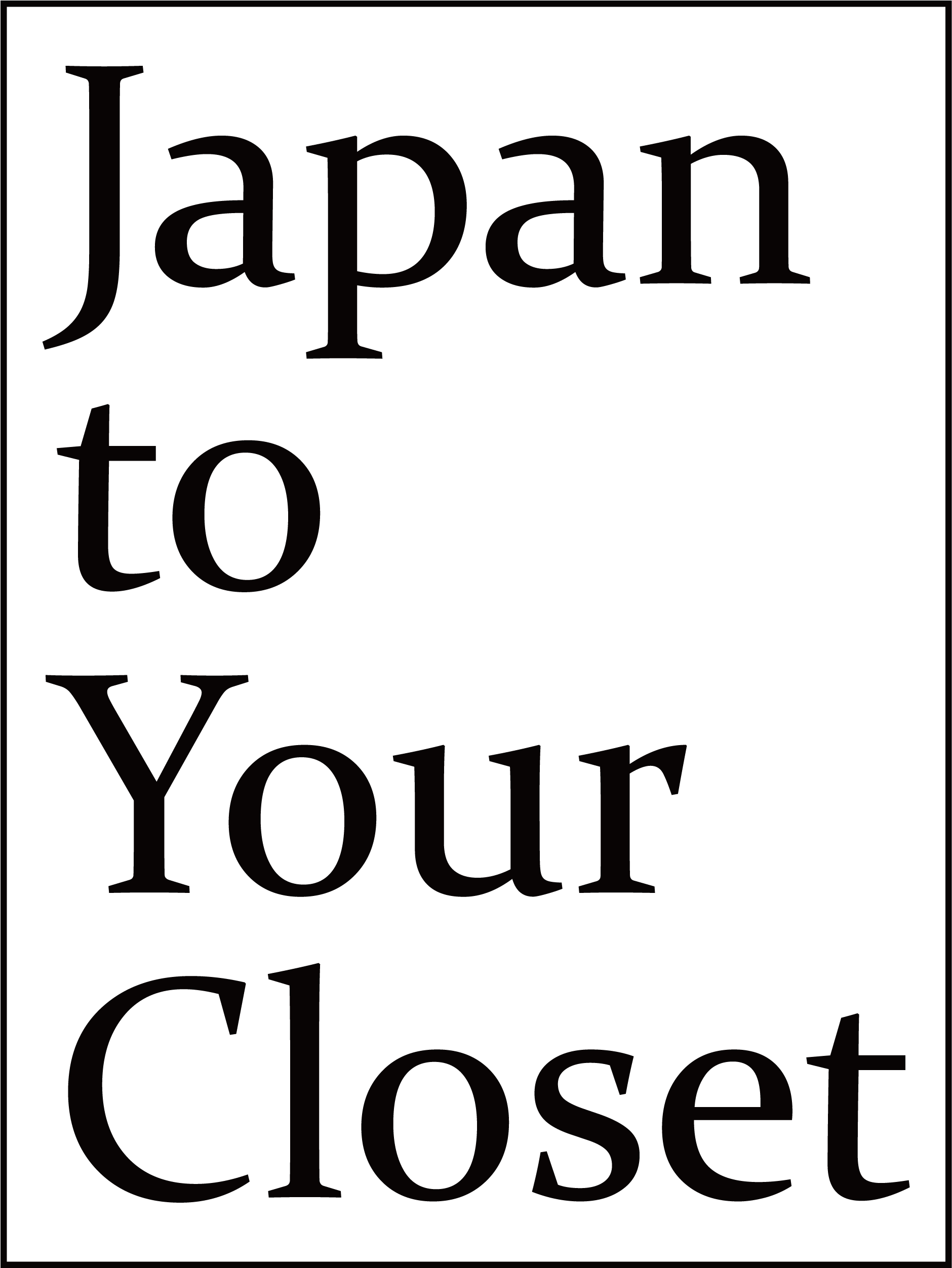 Japan to Your Closet logo